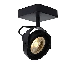 LED Deckenstrahler TALA, GU10, 1x12W 2200K/3000K, dimmbar, schwarz