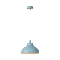 pendant luminaire ISLA round E14 IP20, blue dimmable