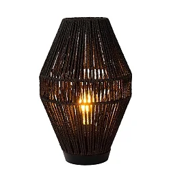 table lamp CORDULLE square E27 IP20, black 