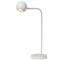 LED Akku-Schreibtisch-Leuchte COMET, IP20, 3W 2700K 240lm 120°, mit USB-C-Kabel, drehbar, 3-Step dimmbar, weiß