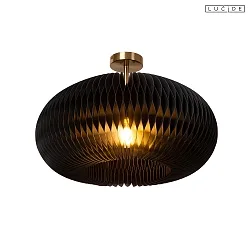 Deckenleuchte ARMONI Ø 52 cm 1x E27 IP20 Papier/schwarz