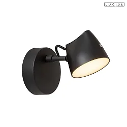 wall luminaire MILNE swivelling, rotatable IP20, black dimmable