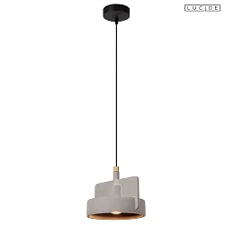 pendant luminaire NINJA E27 IP20, grey, black dimmable