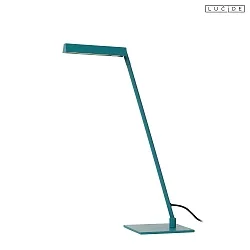 table lamp LAVALE swivelling, rotatable IP20, turquoise dimmable