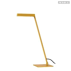table lamp LAVALE swivelling, rotatable IP20, ochre yellow dimmable