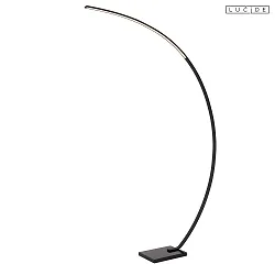 floor lamp CURVE IP20, black dimmable