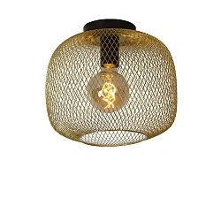 Deckenleuchte MESH, Ø 30 cm, 1xE27, Gold matt, messing