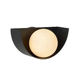wall luminaire BENNI G9 IP20, opal, black