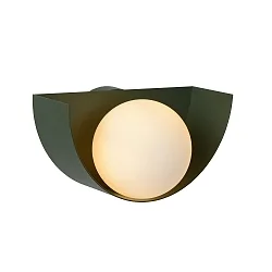 wall luminaire BENNI G9 IP20, green, opal