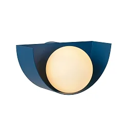 wall luminaire BENNI G9 IP20, blue, opal