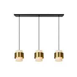 Pendelleuchte FIRMIN, 3xE27, Gold matt, Messing