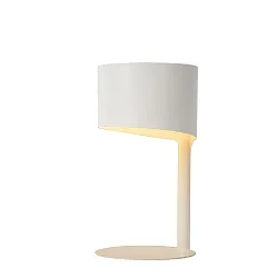 table lamp KNULLE round E14 IP20, white 