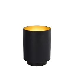 Tischleuchte SUZY, Ø 12 cm, 1xE14, zylindrisch, schwarz