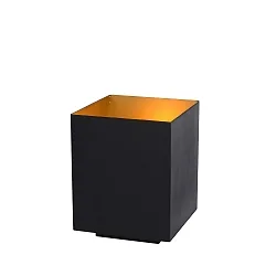 table lamp SUZY square E14 IP20, gold matt, brass, black 