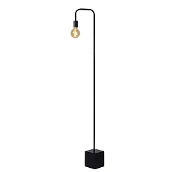 floor lamp LORIN square E27 IP20, black 