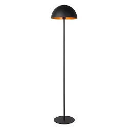 floor lamp SIEMON E27 IP20, black 