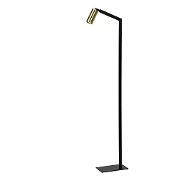 floor lamp SYBIL square GU10 IP20, gold matt, brass, black 