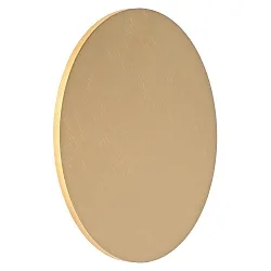 wall luminaire EKLYPS LED round IP20, gold matt, brass 