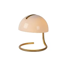 table lamp CATO E27 IP20, gold matt, brass, white 