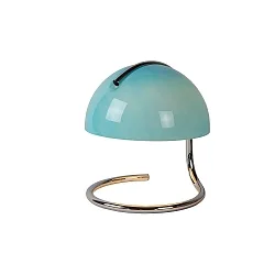 table lamp CATO E27 IP20, blue, chrome 