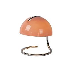 table lamp CATO E27 IP20, chrome, pink 