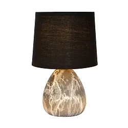 table lamp MARMO E14 IP20, black, white 