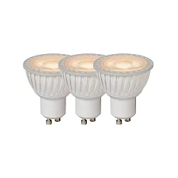LED Reflektorlampe MR16, Ø 5 cm, GU10, 3x5W, 3000K, dimmbar, weiß