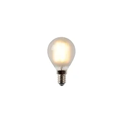 LED Leuchtmittel Tropfenform P45, Ø 4,5 cm, E14, 1x4W, 2700K, dimmbar, matt