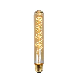 LED Filamentlampe, T32, Ø 3,2 cm, E27, 1x5W 2200K, dimmbar, Amber