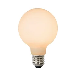 LED Filamentlampe GLOBE G125, Ø 12,5 cm, E27, 1x8W, 2700K, dimmbar, Opal