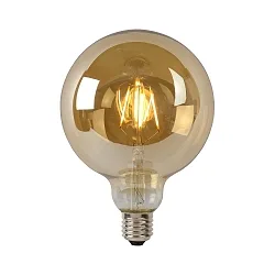 LED Filamentlampe GLOBE G125, Ø 12,5 cm, E27, 1x8W, 2700K, dimmbar, Amber