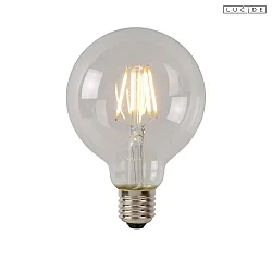 LED Filamentlampe GLOBE G80 Klasse: A, Ø 8 cm LED E27 1x7W 2700K, transparent