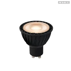 MR16 LED Lampe Ø 5 cm LED GU10 1x5W 2700K Tag-/ Nacht-Sensor schwarz