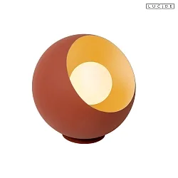 table lamp DOREDOS E27 IP20, terracotta 