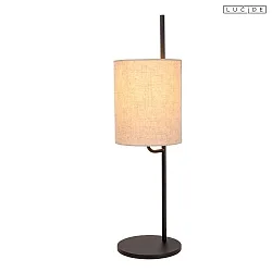 Tischleuchte MAGIC Ø 18 x H 64 cm 1x E27 IP20 Stoff/beige