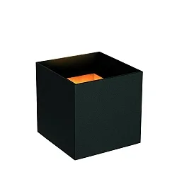 LED Bad-Wandstrahler AXI, IP54, eckig, Up/Down (Winkel verstellbar), 2x 7W 2700K 2x 320lm, schaltbar, Metall, schwarz