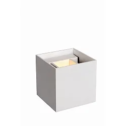 wall luminaire AXI LED up / down, square, adjustable, switchable IP54, white matt 