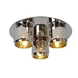 ceiling luminaire ERYN 3 flames, round G9 IP20, chrome, gold