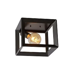 ceiling luminaire THOR square E27 IP20, grey