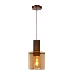 LED Pendelleuchte TOLEDO, Ø 20 cm, 1xE27, Amber