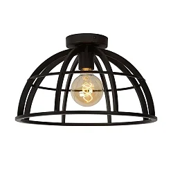 Deckenleuchte DIKRA, Ø 40 cm, 1xE27, schwarz