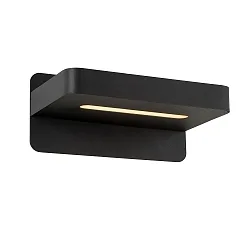 wall luminaire ATKIN LED square IP20, black 