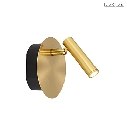 wall luminaire JOLIJN swivelling, rotatable IP20, brass 