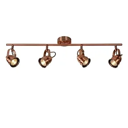 LED Deckenstrahler CIGAL, GU10, 4x5W, 2700K, Kupfer