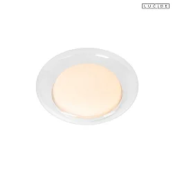 LED Deckenleuchte SKETES CCT Ø 34,5 cm 10W 2700K IP20 Acryl/transparent/weiß
