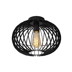 Deckenleuchte REDA, Ø 32 cm, 1xE27, schwarz