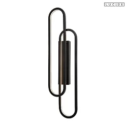wall luminaire THELMA IP20, black dimmable