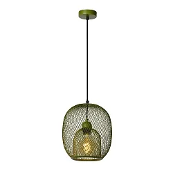 pendant luminaire JERREL oval E27 IP20, green