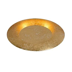 LED Deckenleuchte FOSKAL, Ø 34,5 cm, 1x12W, 2700K, messing