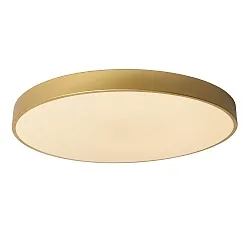 LED Deckenleuchte UNAR, Ø 60 cm, 1x60W, 2700K, dimmbar, Gold matt, messing